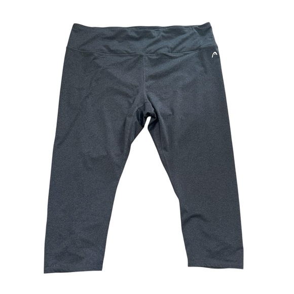 Head Women’s 2X Charcoal Heather Gray Cropped Legging - Picture 2 of 6